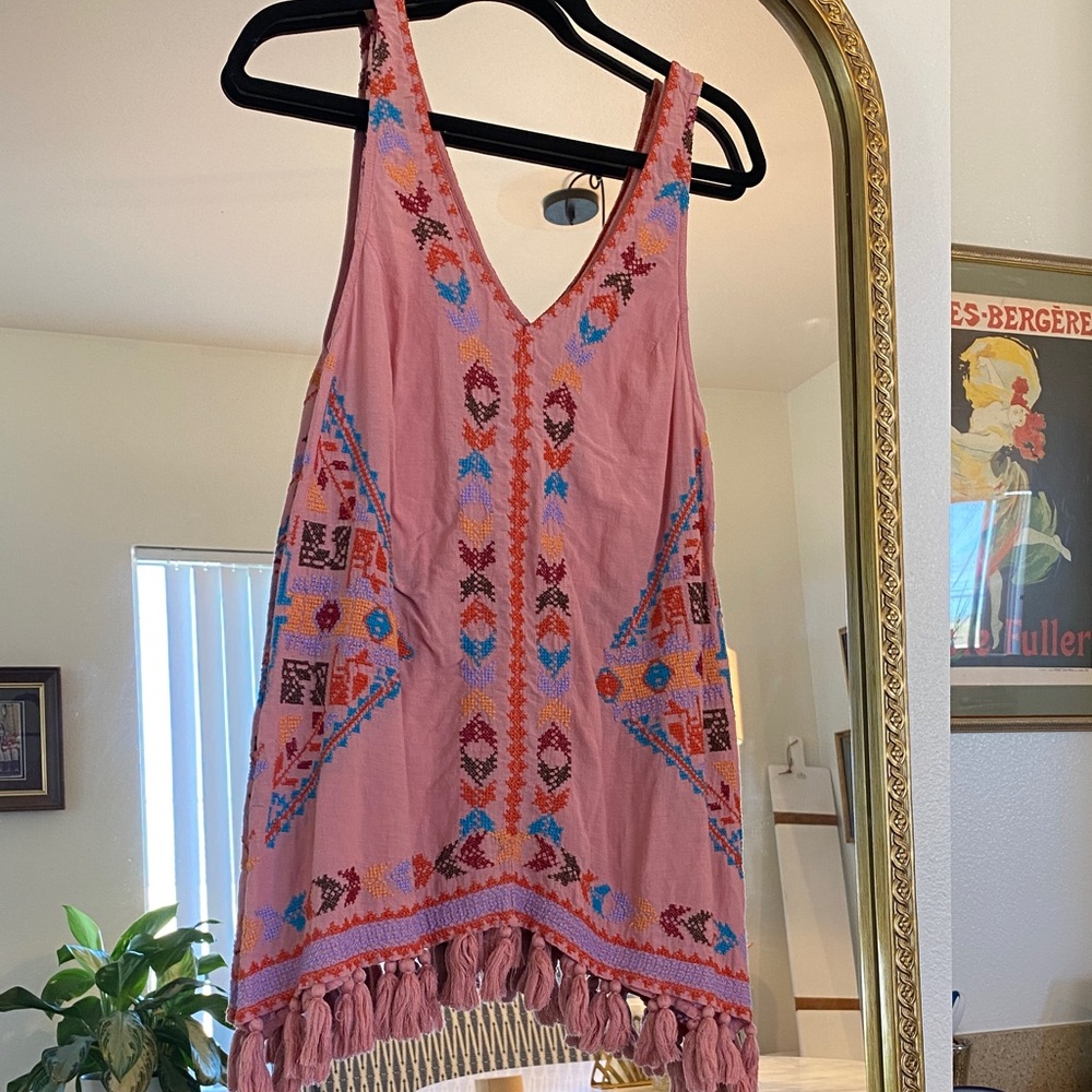 Free People Mini Tassel Dress